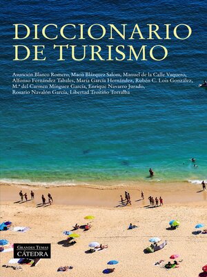 cover image of Diccionario de turismo